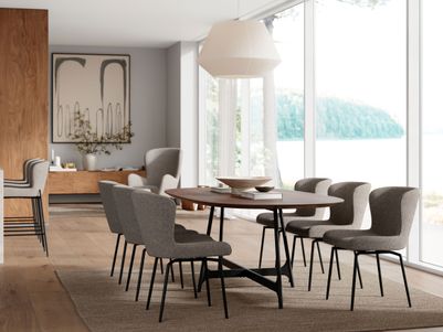 Sessel Glam & Tisch Ooid von DAN-FORM